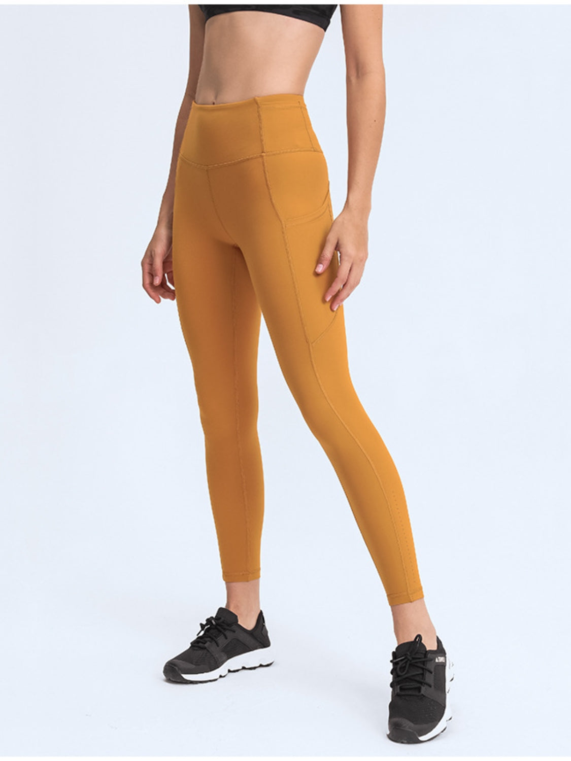 Millennia Wide Waistband Leggings with Pockets